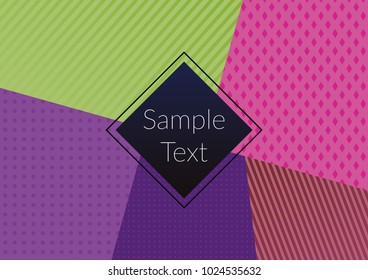 Beautiful invitation card background layout. Vector illustration