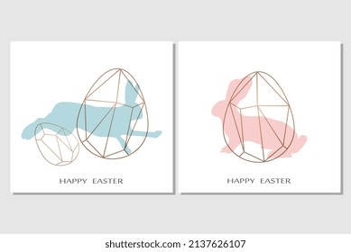 Beautiful invitation card with colorful easter on white background for decoration design.