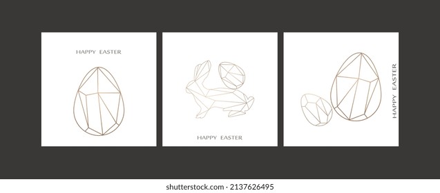 Hermosa tarjeta de invitación con colorida Pascua sobre fondo blanco para el diseño de la decoración.