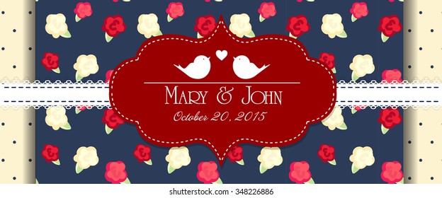 Beautiful invitation card. eps10