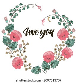 Hermosa invitación, tarjeta de felicitación. Ilustración del vector