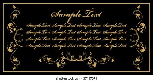 beautiful invitation postcard