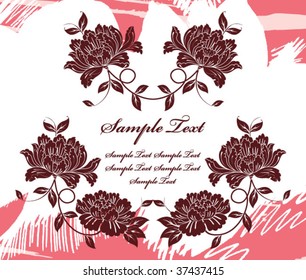 beautiful invitation postcard
