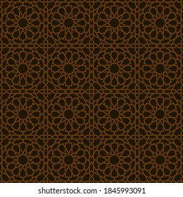Beautiful islamic background with geometric design. Islamic mosaic design. Eps 10 Vector Illustration