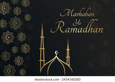 beautiful islamic background vector design