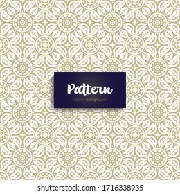 Hermoso patrón islámico floral sin fisuras.