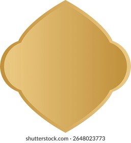 Beautiful islamic golden badges and frames

