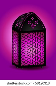 Beautiful islamic lantern for ramadan / eid