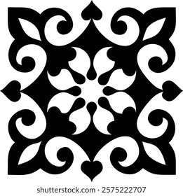 Beautiful Islamic ornament design featuring intricate geometric patterns and elegant arabesque elements, perfect for decorative projects, graphic design, and cultural artwork. islamic, ornament

