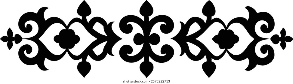 Beautiful Islamic ornament design featuring intricate geometric patterns and elegant arabesque elements, perfect for decorative projects, graphic design, and cultural artwork. islamic, ornament

