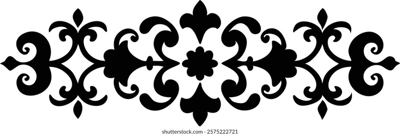 Beautiful Islamic ornament design featuring intricate geometric patterns and elegant arabesque elements, perfect for decorative projects, graphic design, and cultural artwork. islamic, ornament

