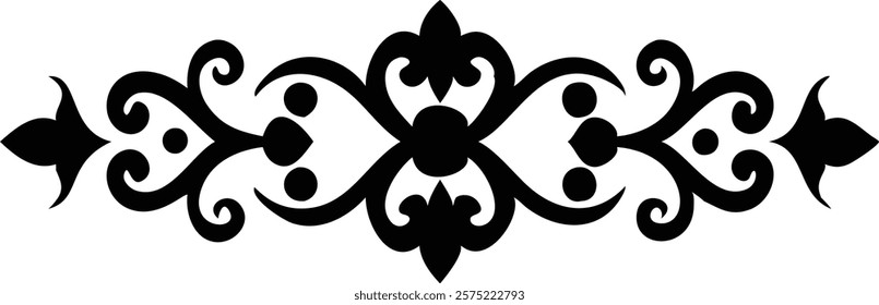 Beautiful Islamic ornament design featuring intricate geometric patterns and elegant arabesque elements, perfect for decorative projects, graphic design, and cultural artwork. islamic, ornament

