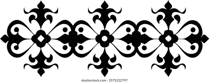 Beautiful Islamic ornament design featuring intricate geometric patterns and elegant arabesque elements, perfect for decorative projects, graphic design, and cultural artwork. islamic, ornament


