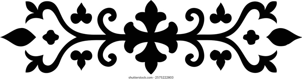 Beautiful Islamic ornament design featuring intricate geometric patterns and elegant arabesque elements, perfect for decorative projects, graphic design, and cultural artwork. islamic, ornament

