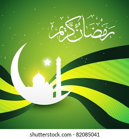 beautiful islamic ramadan kareem vector illustration