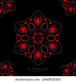Beautiful islamic vector mandala background