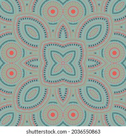 Beautiful italian maiolica tile seamless pattern. Ethnic geometric vector swatch. Quilt print design. Stylish italian mayolica tilework seamless pattern. Geometric shapes wallpaper.