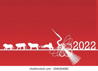 Hermosa ilustración de fondo de patrón japonés