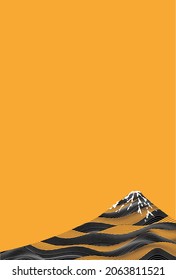 Beautiful Japanese pattern background illustration