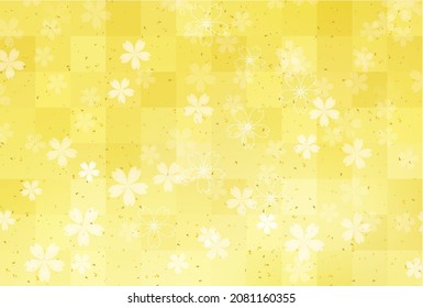 Beautiful Japanese pattern background illustration