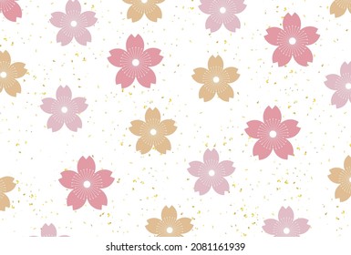 Beautiful Japanese pattern background illustration