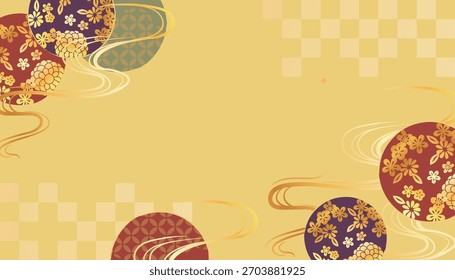 Hermosas ilustraciones de diseño de patrones japoneses