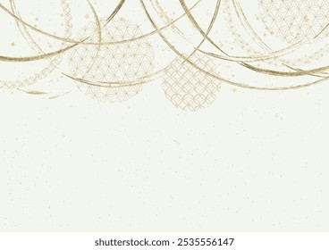 Beautiful Japanese Pattern Illustration Background