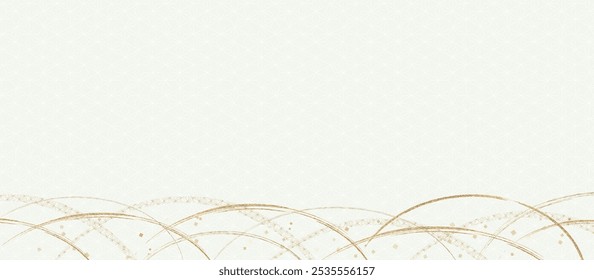 Hermoso fondo de ilustración de patrón japonés