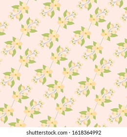 
beautiful jasmine pattern for textile or  arts