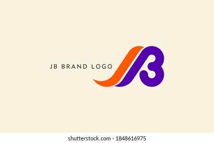Beautiful JB letter logo vector design
