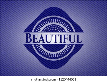 Beautiful with jean texture