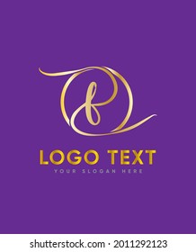 A beautiful and joyful brush pen handwritten letter type F logo template, Vector logo for business and company identity 