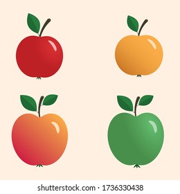Beautiful and juicy apples that are suitable for the background and other tasks.