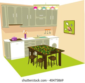 a beautiful kitchen