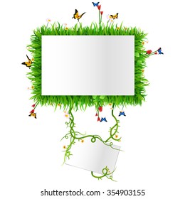 beautiful label with space for text