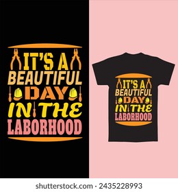 beautiful Labor Day t shirt design.