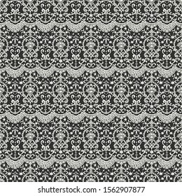 Beautiful lace knitting made into a seamless pattern