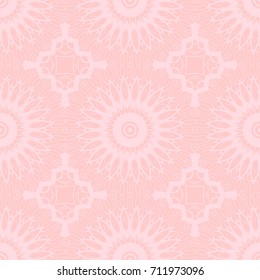 Beautiful lace pattern, flower vector background. wedding seamless pattern for invitation with geometric floral ornament