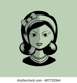 beautiful lady design 