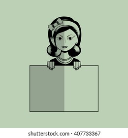beautiful lady design 