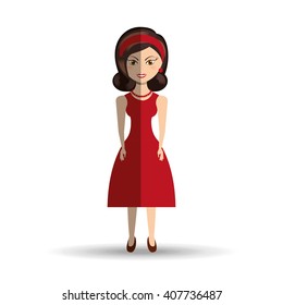 beautiful lady design 