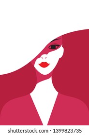 Beautiful lady illustration portrait artwork