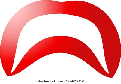 Beautiful Lady's lips