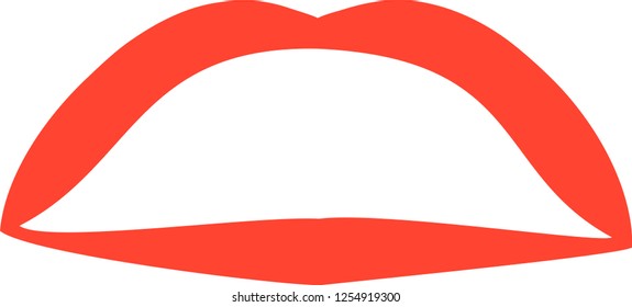 Beautiful Lady's lips
