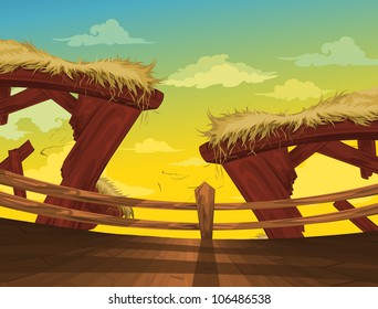 Beautiful Landscape Background vector