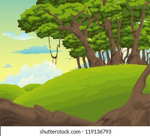 Beautiful Landscape Background vector