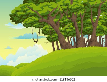 Beautiful Landscape Background vector