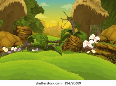 Beautiful Landscape Background vector