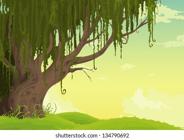 Beautiful Landscape Background vector