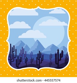 beautiful landscape frame design 